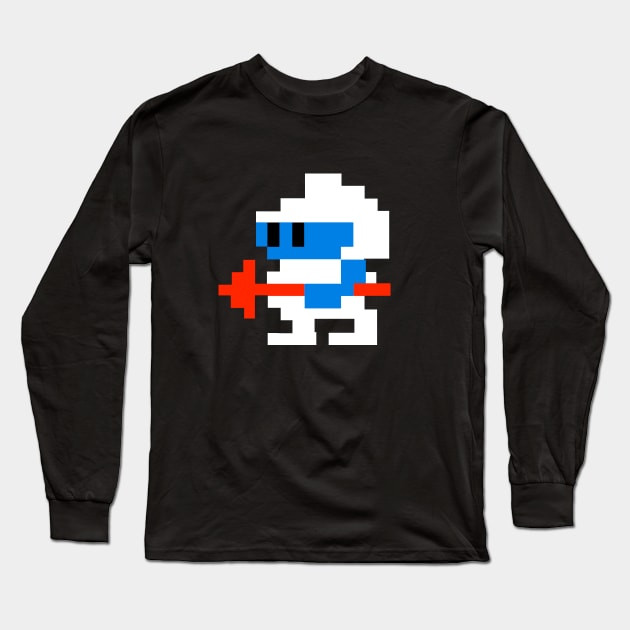 Dig Dug Long Sleeve T-Shirt by RobinBegins